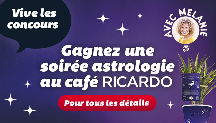 Gagnez une soirée astrologie au café RICARDO - Pour tous les détails
